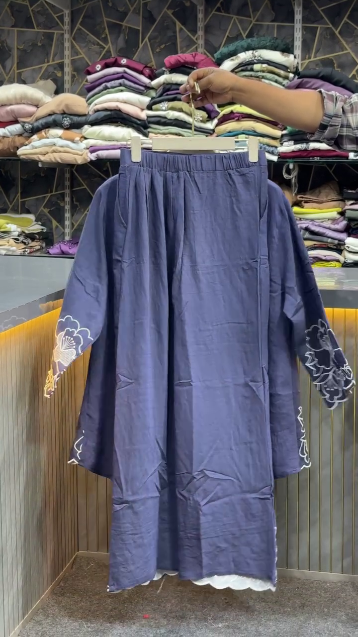 🤍 Ivory Bloom Luxe Co-Ord Set