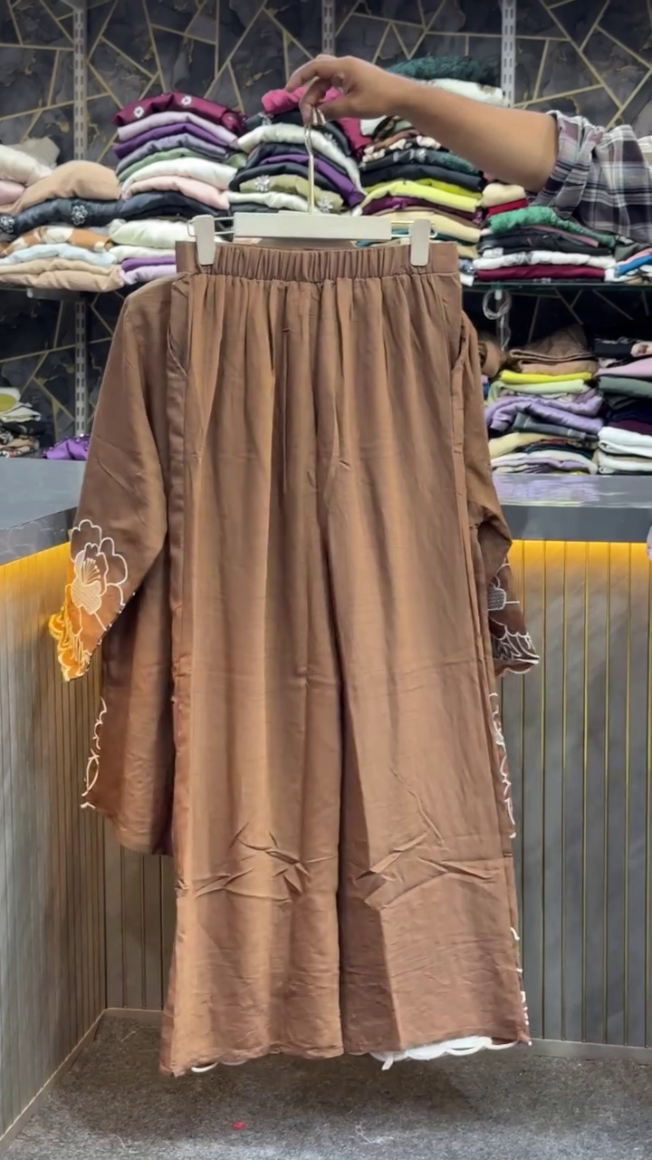 🤍 Ivory Bloom Luxe Co-Ord Set