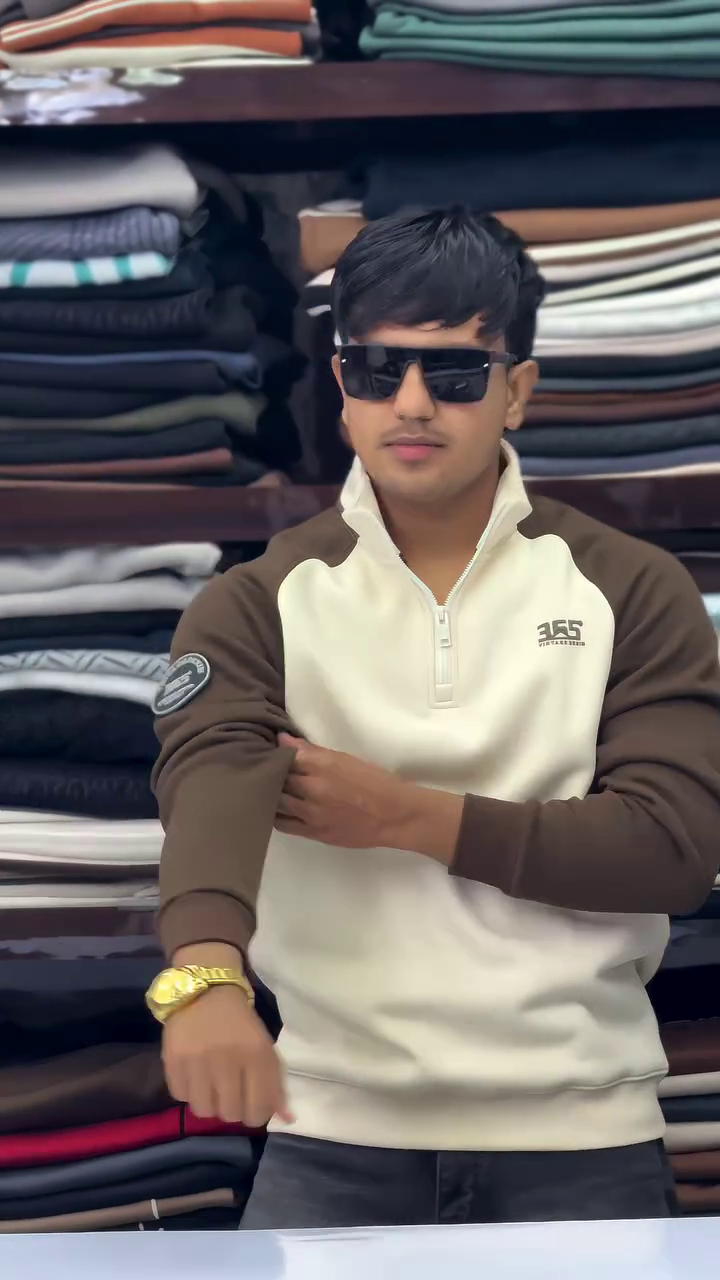 💚 Tone Half-Zip Sweatshirt  Premium Winter Essential 💚