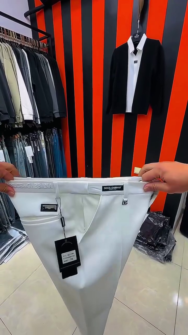 Black & White Modern Polo Outfit