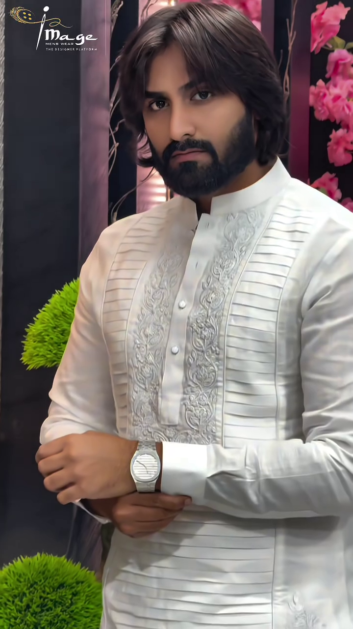 White Embroidered Kurta