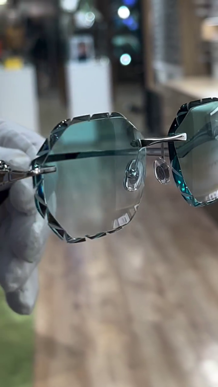 Luxury Faceted Crystal Sunglasses