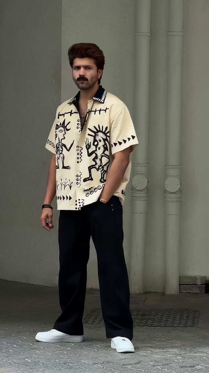 Bold Tribal Print Shirt