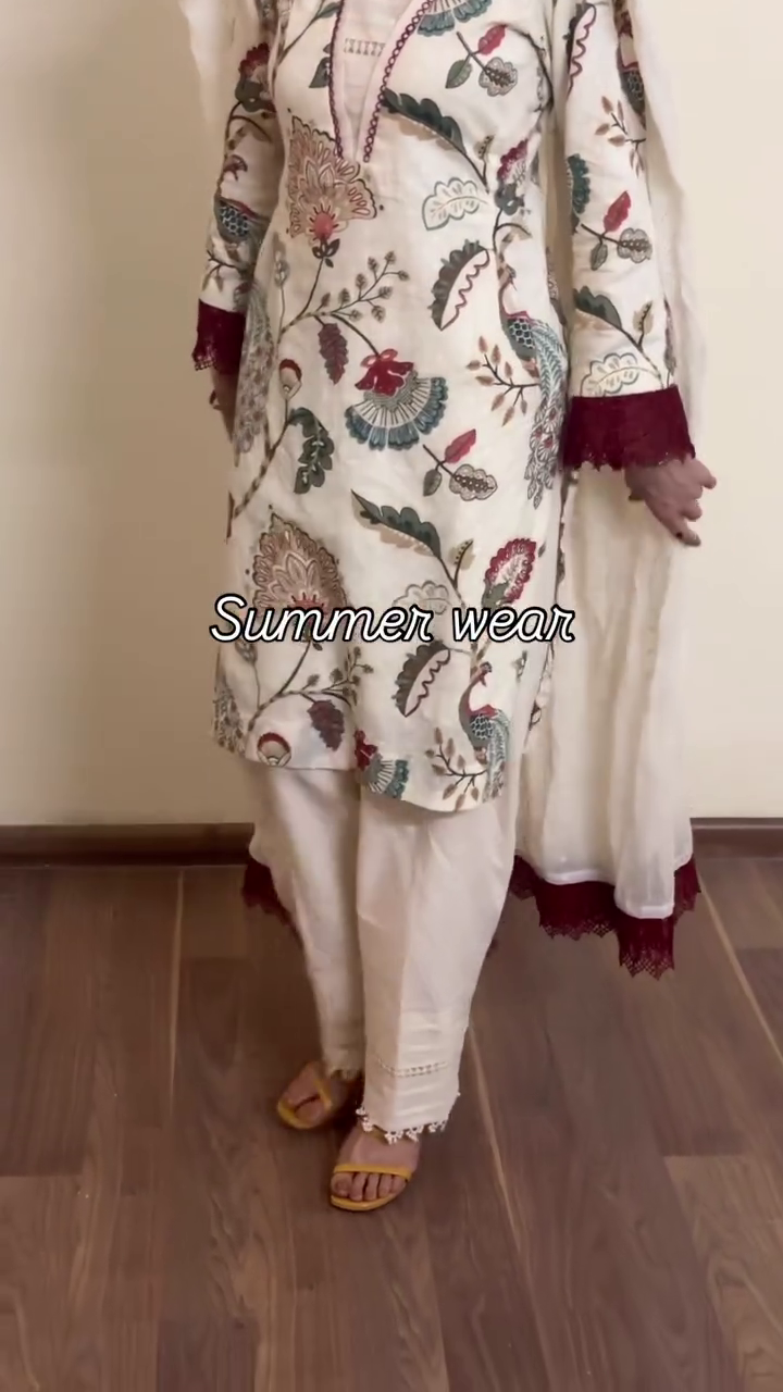 Floral Summer Kurta Set