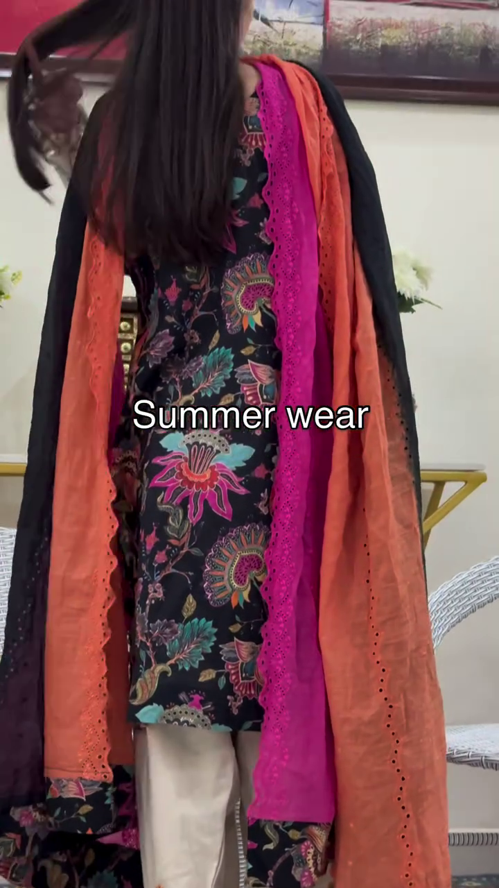 Vibrant Floral Kurta Set