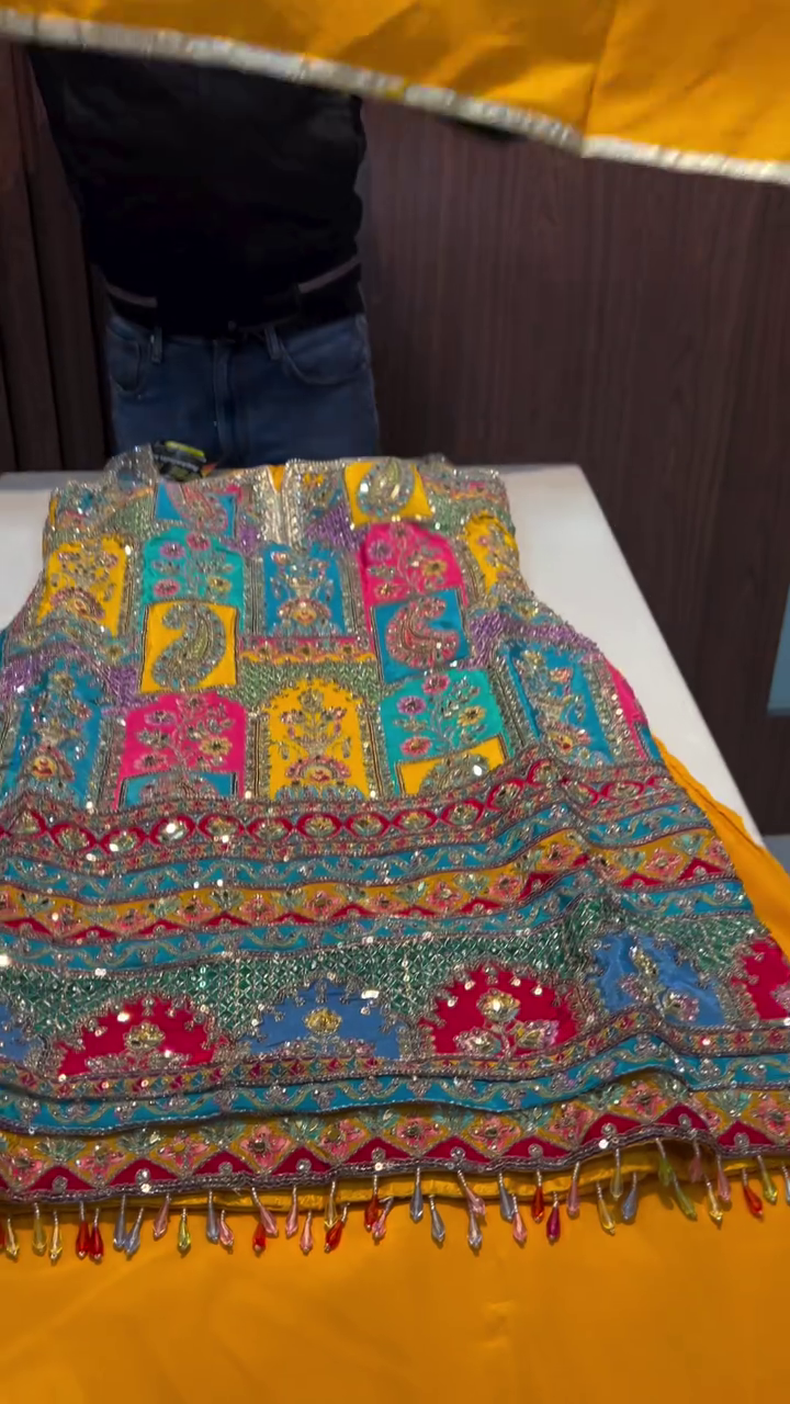 Royal Multicolor Embroidered Festive Kurti