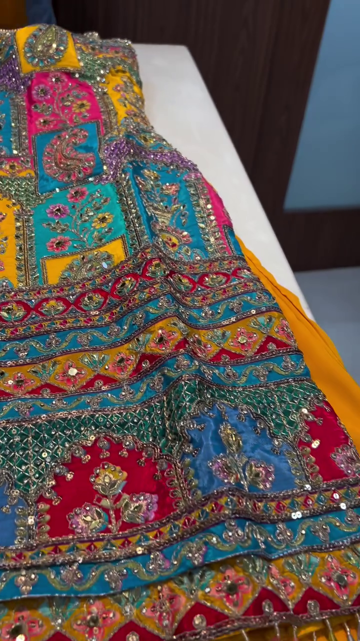 Royal Multicolor Embroidered Festive Kurti